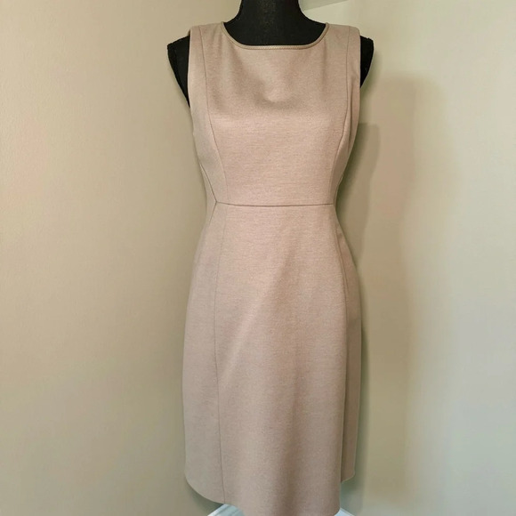 Elie Tahari exclusively for Nordstroms brown sheath dress size 6 - Picture 2 of 6